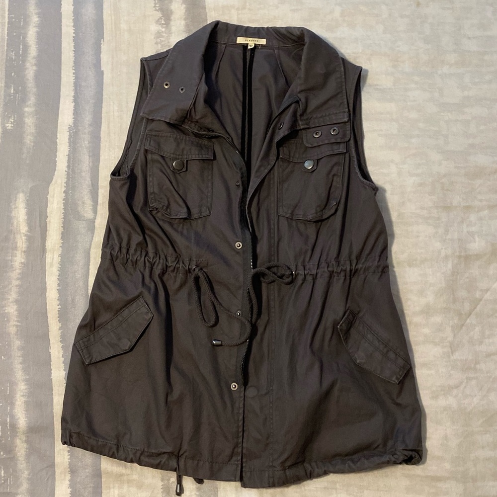 Grey Pleione Military style vest